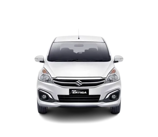 Maruti Suzuki Ertiga 6-seater taxi front view for family travel