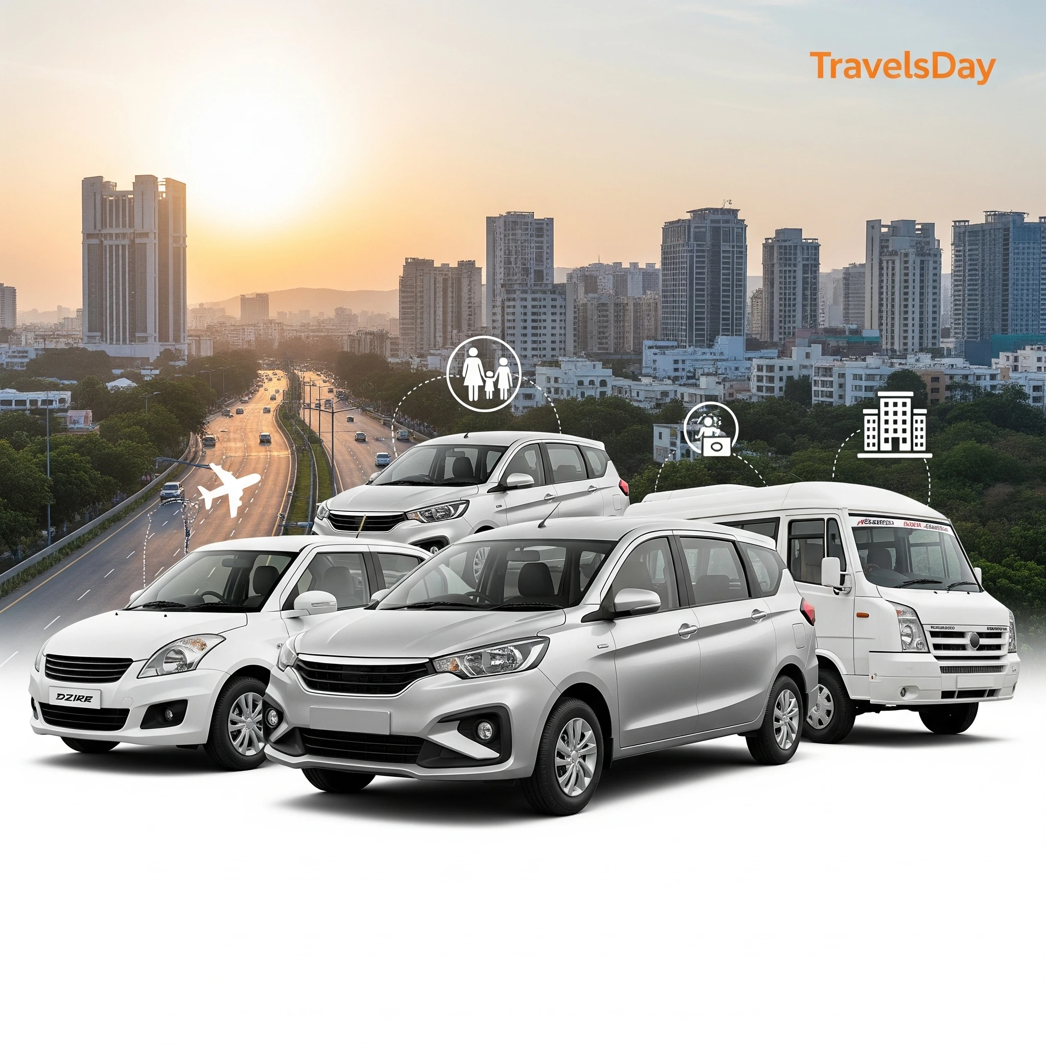 Ertiga SUV 7-seater cab for family and outstation trips in Pune
